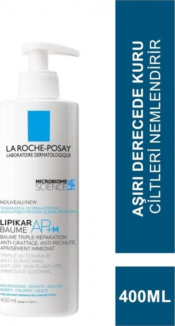 La Roche-Posay Lipikar Baume Ap+ M Çok Kuru, Atopiye Eğilimli Ciltler Için Nemlendirici Yüz Ve Vücut Balsamı 400 Ml - Image 1