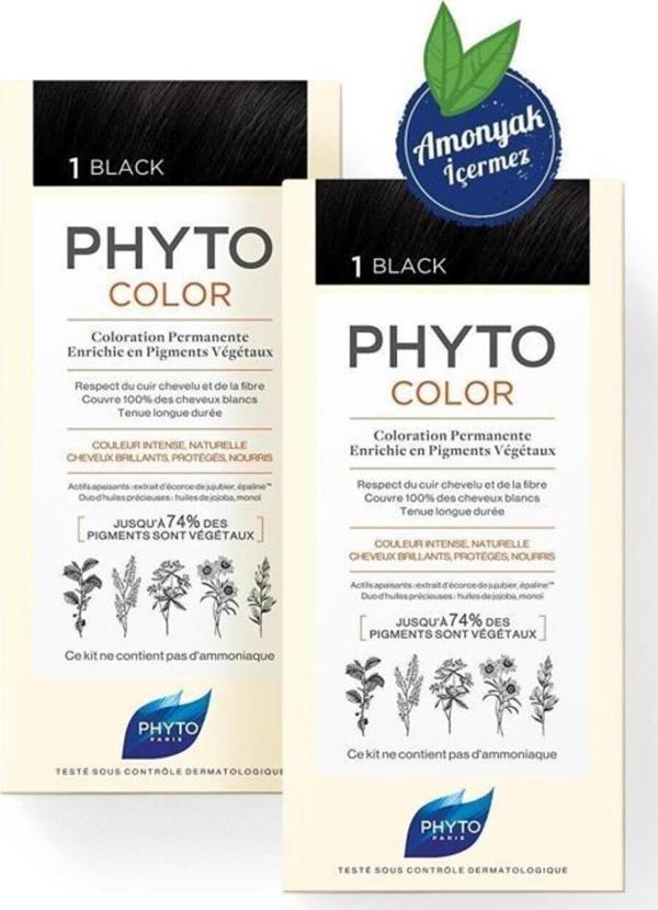 Phyto Color 1 - Siyah Ikili Kofre Paketi - Image 1