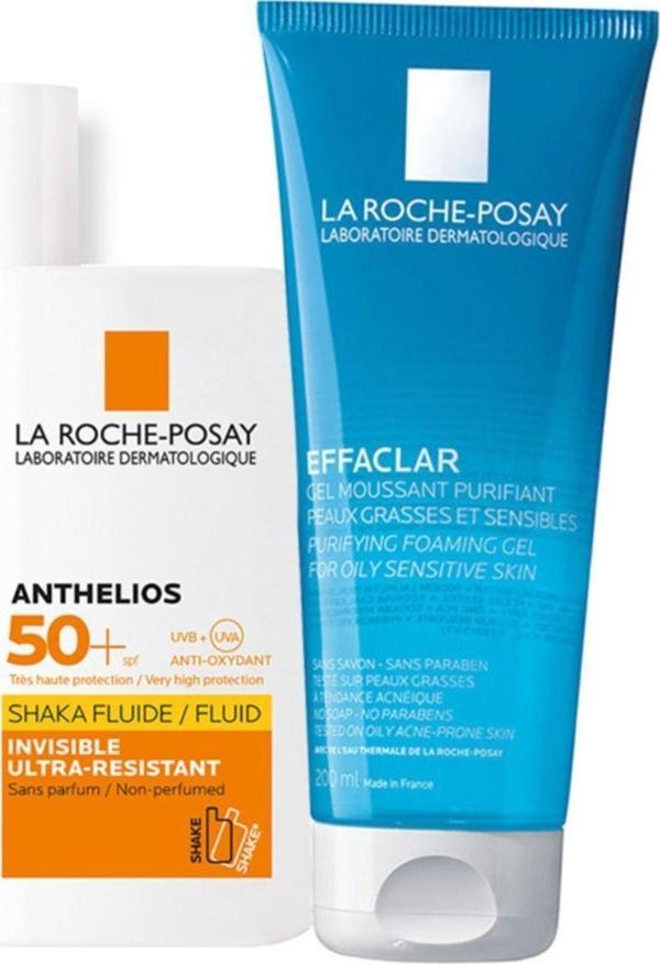La Roche-Posay Yağlı Ciltler İçin Bakım Ve Yüksek Güneş Koruma Seti 100-200 ml 9900000055381 - Image 1