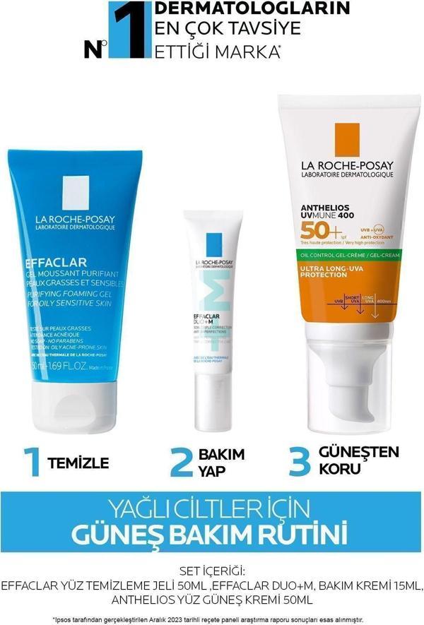 La Roche-Posay Yağlı Ciltler İçin Güneş Bakım Rutini - Image 1