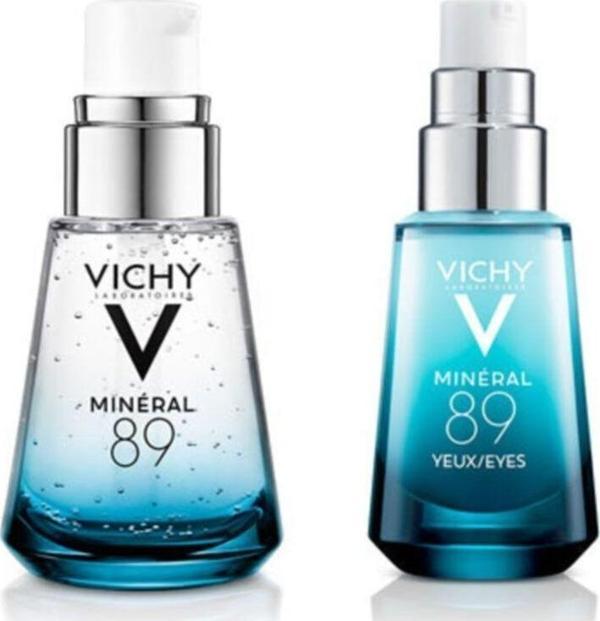 Vichy Mineral 89 Mineralizing Yüz Ve Göz Bakım Seti | Yüz Serum 30 ml & Göz Serumu 15 ml Orijinal Boy - Image 1