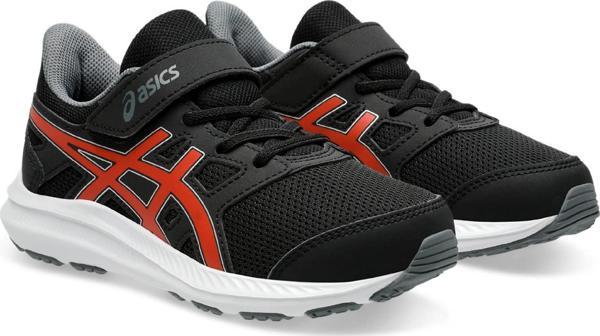 Asics 1014A299 Jolt 4 Ps Koşu Siyah-Kırmızı Erkek Çocuk Spor Ayakkabı - Image 1