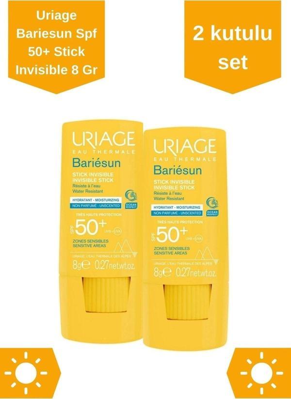 Uriage Bariesun Spf 50+ Stick Invisible 8 Gr | 2 Kutulu Set - Image 1