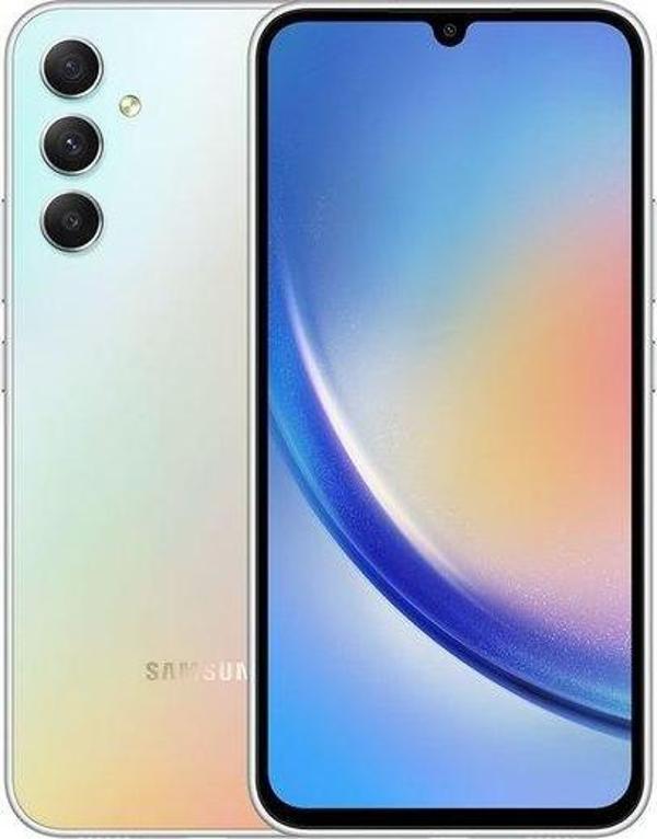 Samsung Galaxy A34 128 GB Cep Telefonu Gümüş SM-A346EZSCTUR (Samsung Türkiye Garantili) - Image 1