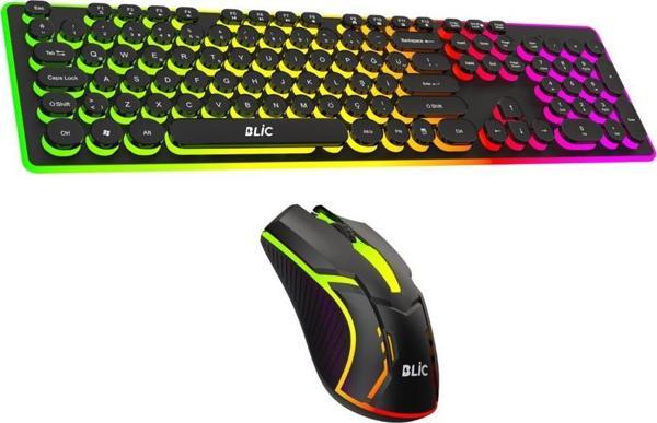 Blic Kablolu RGB Gaming Klavye Mosue Seti BKB-8 - Image 1