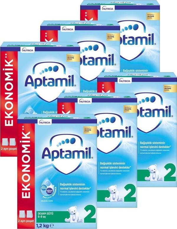 Aptamil 2 Devam Sütü Yeni Formül 1200 Gr X 6 Adet - Image 1