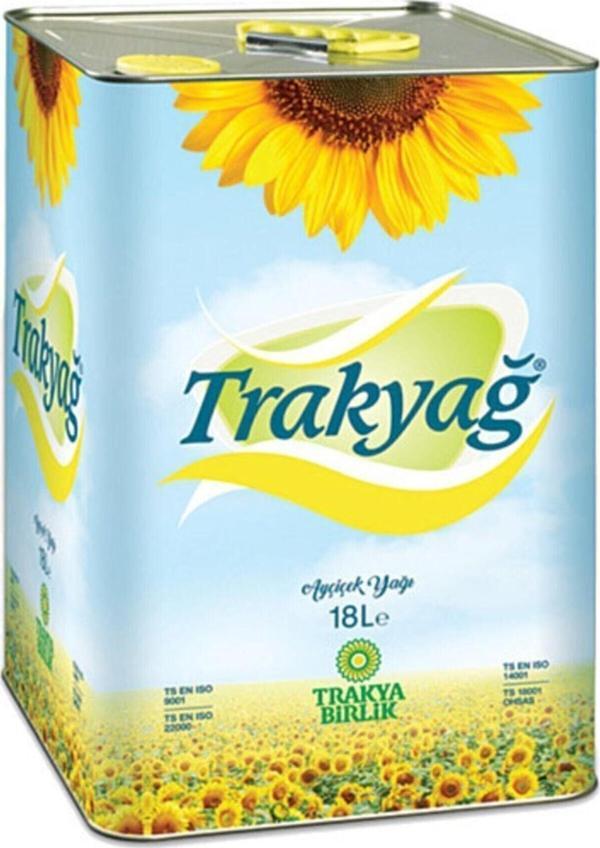 Trakyağ Ayçiçek Yağı 18Lt - Image 1