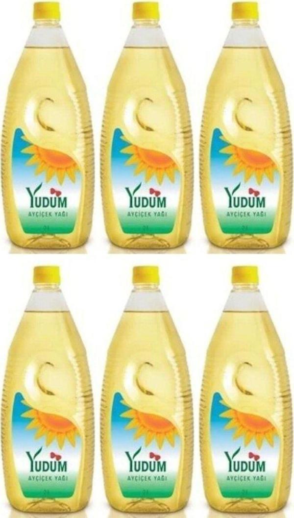 Yudum Ayçiçek Yağ 2 Lt 6 Adet - Image 1