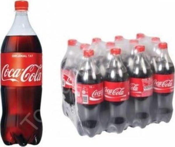 Coca-Cola 1 Litre Koli Adet 12'Li - Image 1