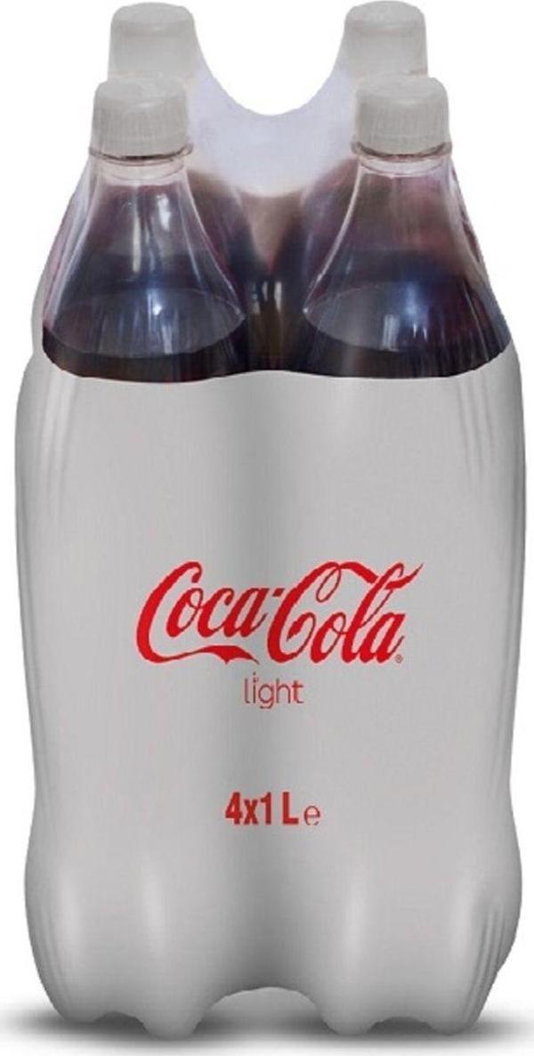 Coca-Cola Light Kola 4'Lü 1 Lt - Image 1