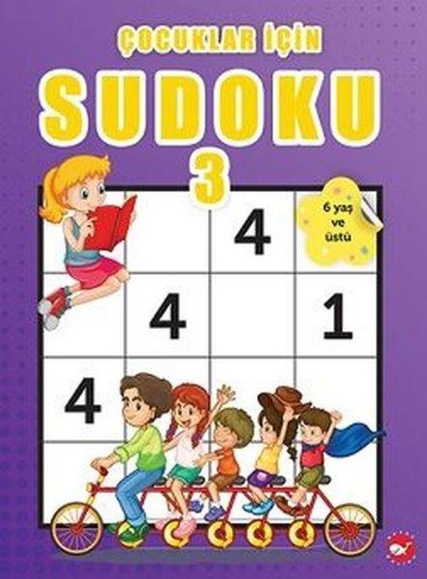 Çocuklar İçin Sudoku 3 - 6 Yaş ve Üstü - Beyaz Balina Yayınları - Image 1