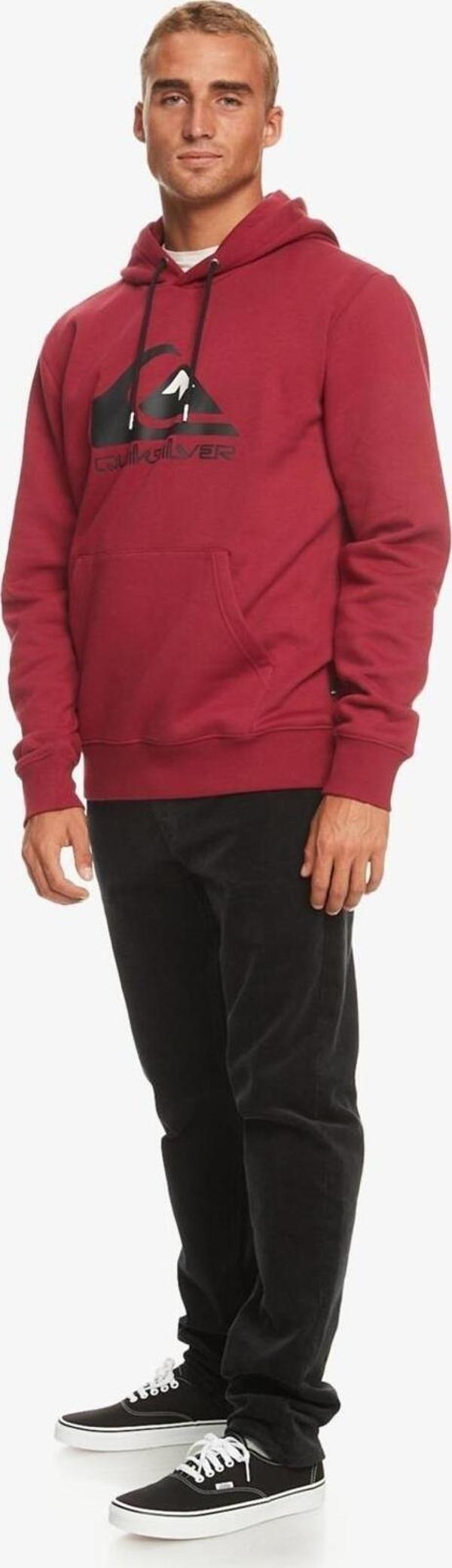 Quıksılver Ls Tekstil Sweatshırt Tıbetan Red Erkek Sweatshirt - Image 1