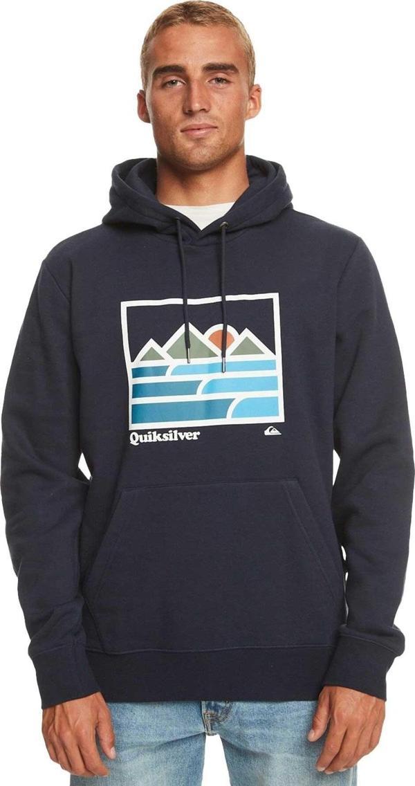 Quıksılver Ls Tekstil Sweatshırt Navy Blazer Erkek Sweatshirt - Image 1