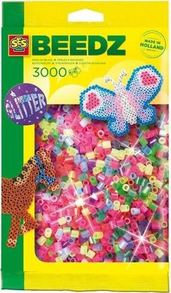 Ses Creative Beedz Ütü Boncukları 3000 Parça - Simli - Image 1