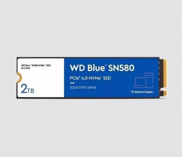 WD Blue WDS200T3B0E SN580 2 TB NVME 4150-4150MB/s SSD Disk - Image 1