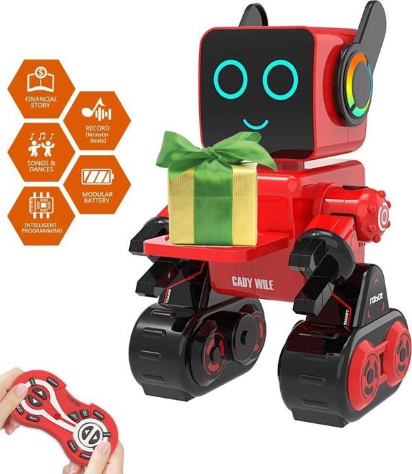 Okk Robot Oyuncak, Dokunmatik ve Ses Kontrolü ile Akıllı RC Robot Kiti - Image 1