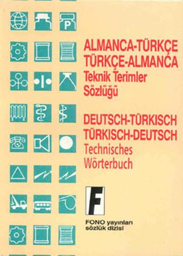 Almanca/Türkçe - Türkçe/Almanca Teknik Terimler Sözlüğü - Fono Yayınları - Image 1