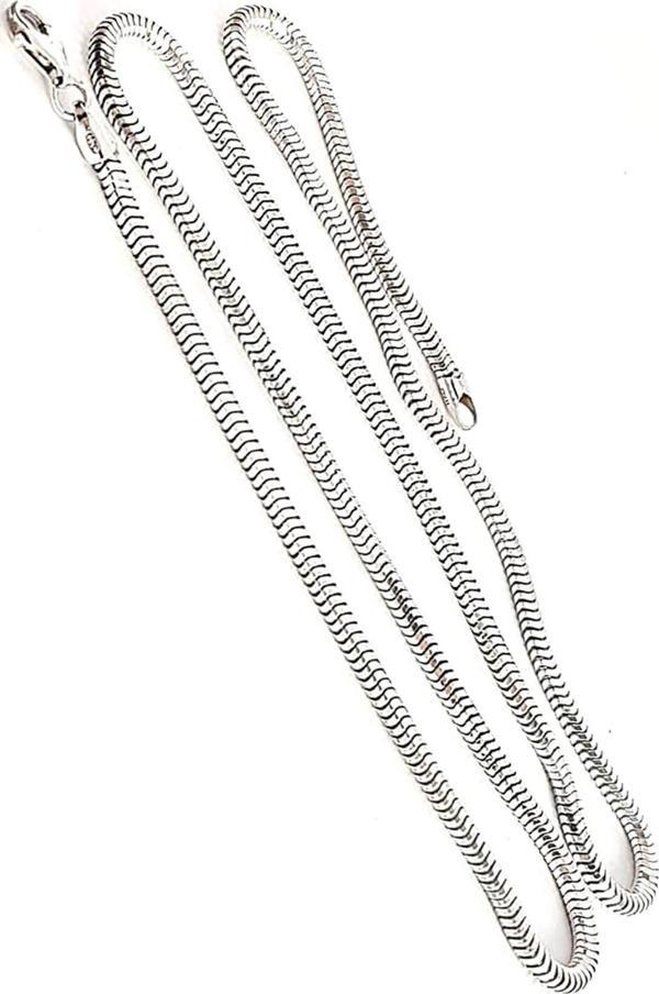 İtalyan Tasarımı Gümüş Zincir Kolye - Image 1