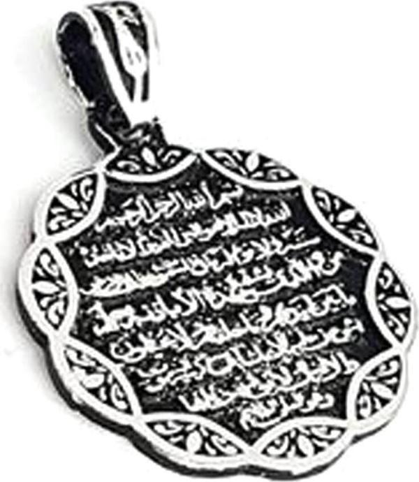 Nazar Dualı 925 Ayar Gümüş Kolye - Image 1