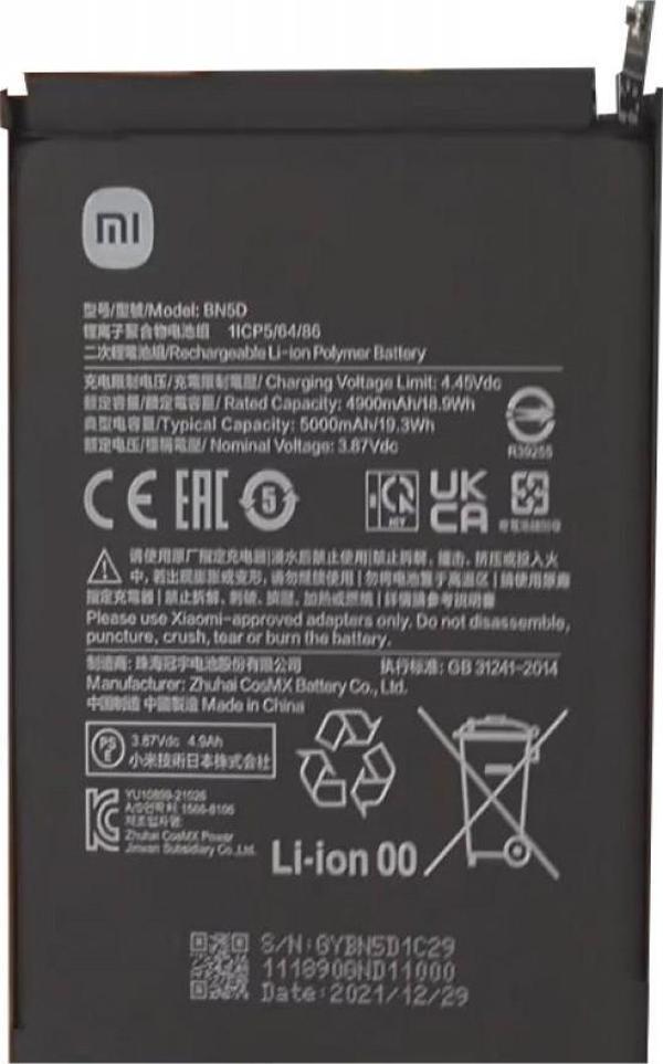  Xiaomi Redmi Note 11 Orijinal BN5D Batarya - Image 1