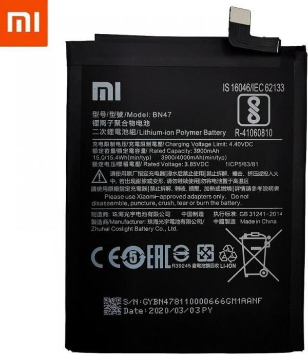 Xiaomi Mİ A2 Lite Orijinal BN47 Batarya Pil - Image 1