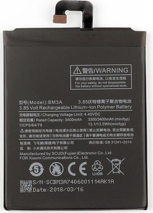 Xiaomi Mi Note 3 BM3A Batarya Pil - Image 1