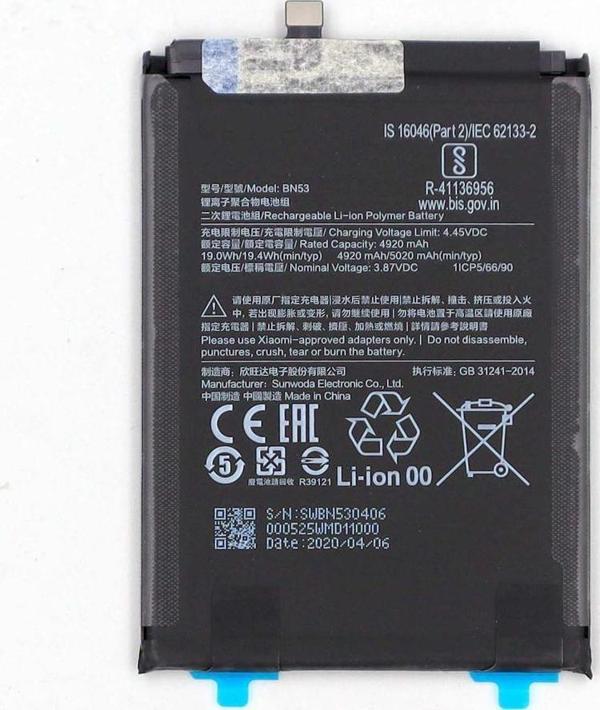 Xiaomi Redmi Note 10 Pro BN53 Orijinal Batarya - Image 1