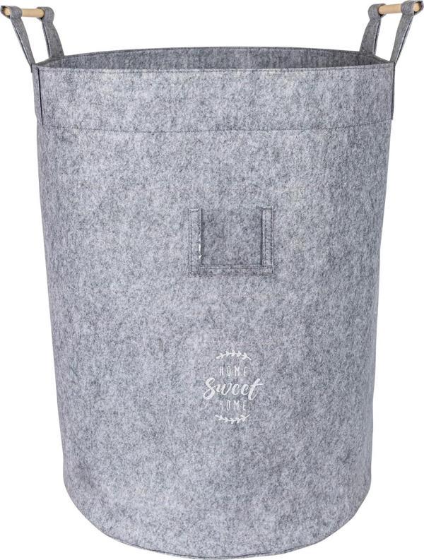 Buti Katlanabilir Çok Amaçlı Çamaşır Sepeti Düzenleyici Saklama Kutusu Keçe Organizer 45*34*34 Cm Gr - Image 1