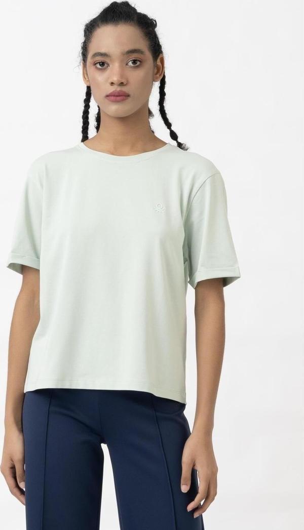 Benetton Mint Kadın Tişört - Image 1