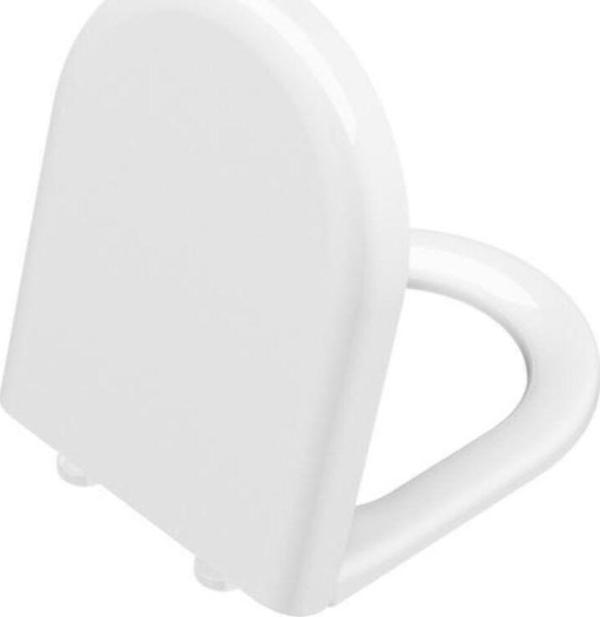 VitrA Integra 121-003-909 Universal Klozet Kapağı, Yavaş Kapanır, Kolay Çıkabilir, Beyaz [Enerji Sı - Image 1