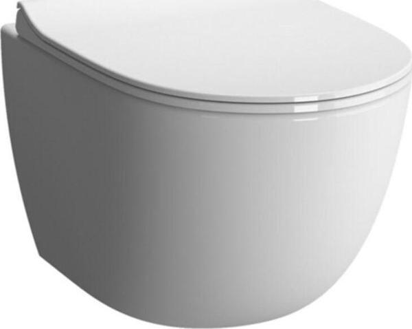 VitrA Sento Rim-Ex Kanalsız Asma Klozet + Soft Klozet Kapağı - Image 1