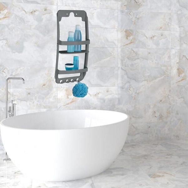 Pekso Banyo Rafı Plastik Siyah - Image 1