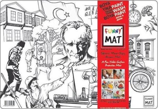 Akademi Çocuk Mustafa Kemal Atatürk Funny Mat - Image 1