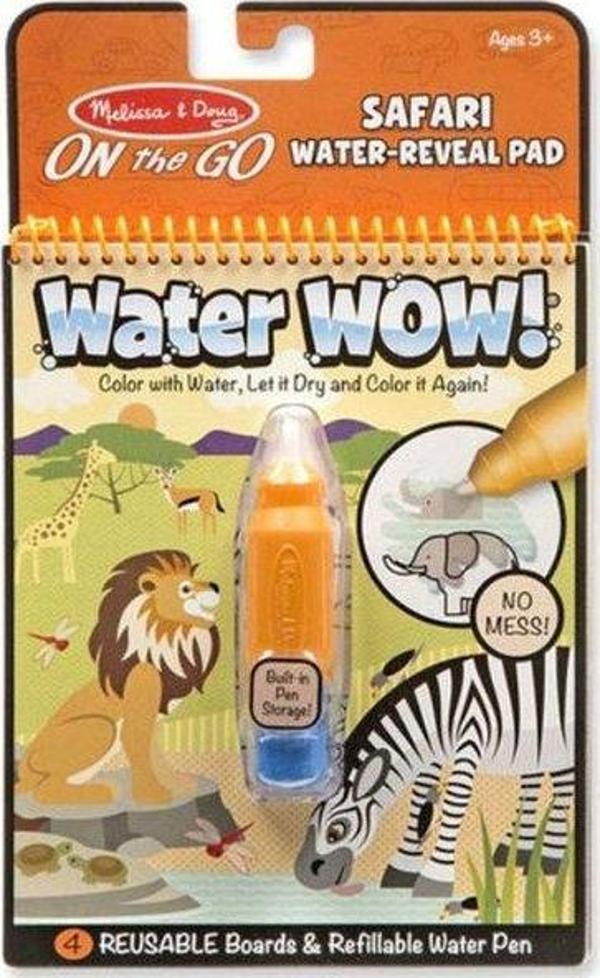Melissa & Doug Water Wow! Su İle Boyama Kitabı - Safari - Image 1