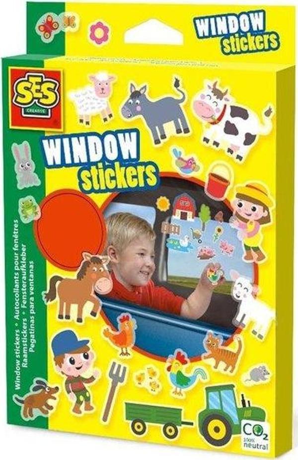 Ses Creative Tak Çıkar Pencere Çıkartmaları - Çiftlik - Image 1