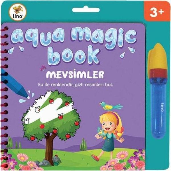 Lino Aqua Magic Book Mevsimler (Sihirli Boyama Kitabı) - Image 1