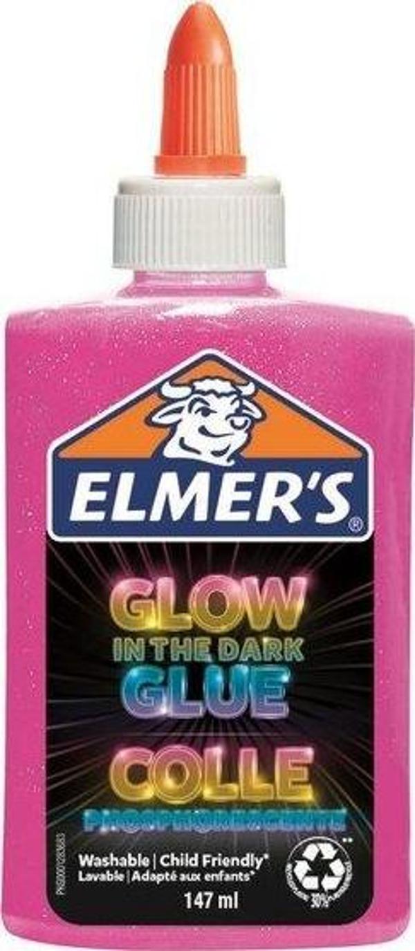 Elmer's Karanlıkta Parlayan Yapıştırıcı Pembe 147ml - Image 1
