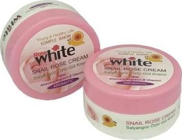 Rose White Salyangoz Özlü Gül Kremi 50 Ml - Image 1