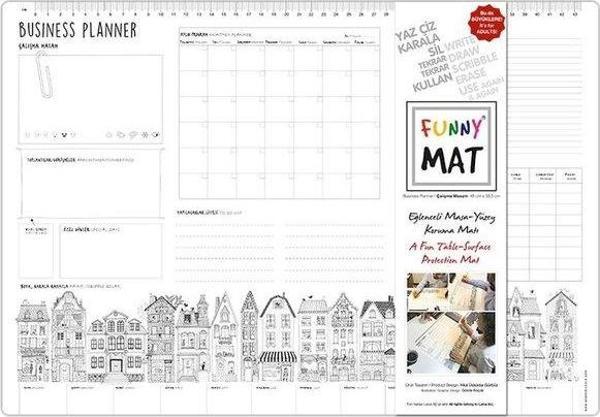 Akademi Çocuk Çalışma Masam Business Planer Funny Mat - Image 1