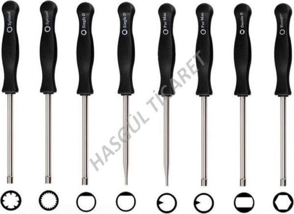 HSGL KARBÜRATÖR AYAR TORNAVİDASI SETİ 8' li - Image 1