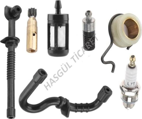Hsgl Stıhl Ms 170 Yağ pompa dişli Hortum Filtre Buji Bakım Set - Image 1