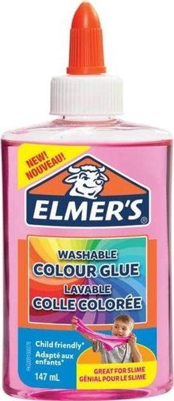Elmer's 147 ml Şeffaf Renkli Pembe Yapıştırıcı  - Image 1