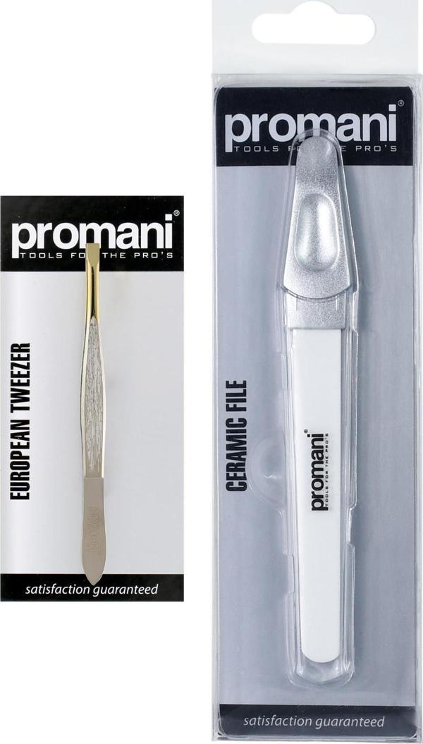 PROMANİ DÜZ UÇLU EUROPEAN CIMBIZ/SERAMİK TÖRPÜ - Image 1