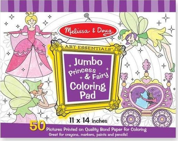 Melissa & Doug Prenses ile Periler Boyama Kitabı - Image 1