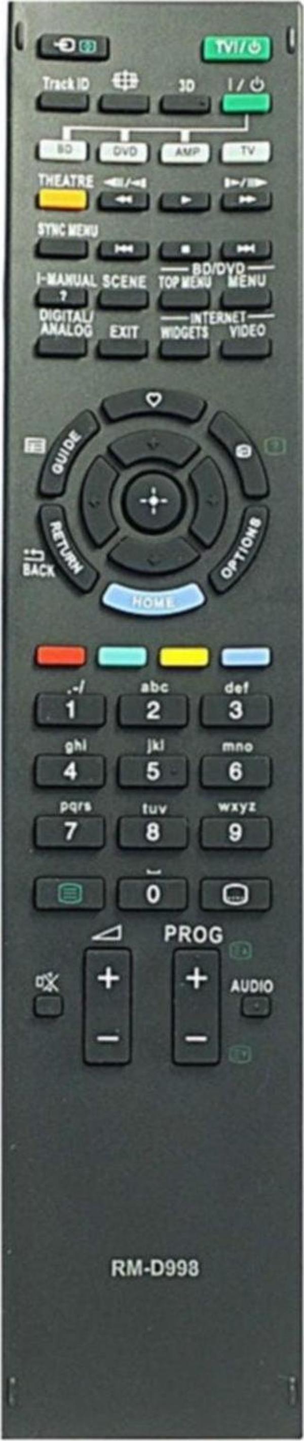 Sony Rm-d998 Rm-gd020 Gd011 Sd006 Evrensel Uzaktan Kumanda - Image 1