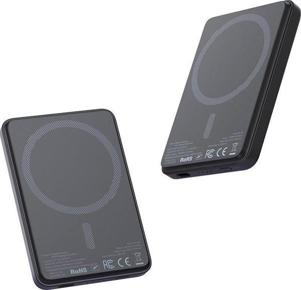 Mcdodo MC-3951 15W Mini Manyetik 5000 mAh Powerbank - Siyah - Image 1
