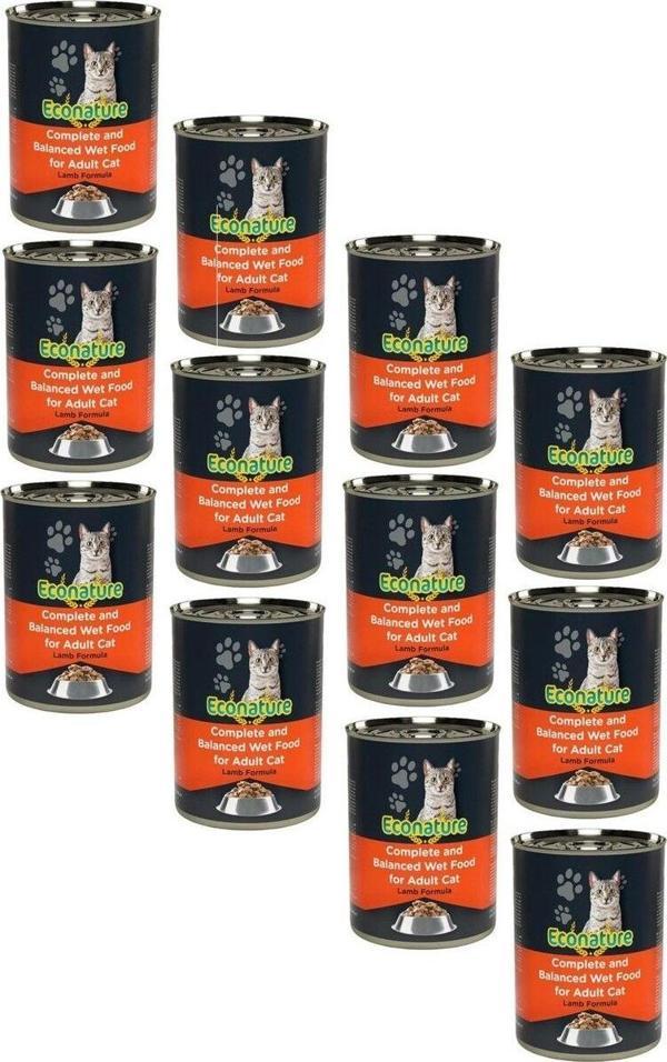 Kuzu Etli Kedi Konservesi 400 gr x12 Adet - Image 1