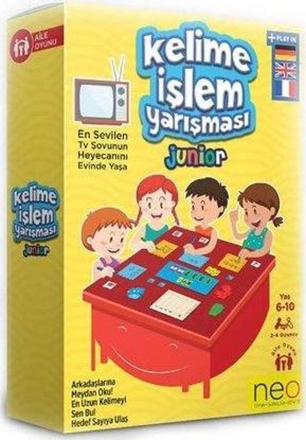 Neo Kelime İşlem Yarışması Junior Aile Kutu Oyunu - Image 1