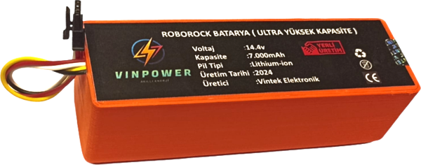Roborock S5 Max Robot Süpürge Uyumlu Batarya (ULTRA YÜKSEK KAPASİTE) - Image 1