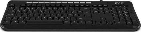 Inca Q USB Multimedia Black Laser Print Teknoloji Soft Touch Klavye - Image 1